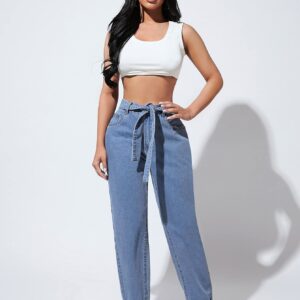 Girls Loose Fit Mid-Rise Light Fade Stretchable Jeans