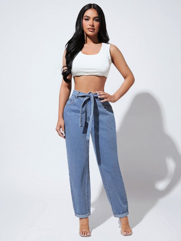 Girls Loose Fit Mid-Rise Light Fade Stretchable Jeans