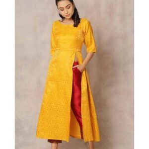Dark Yellow Kurti