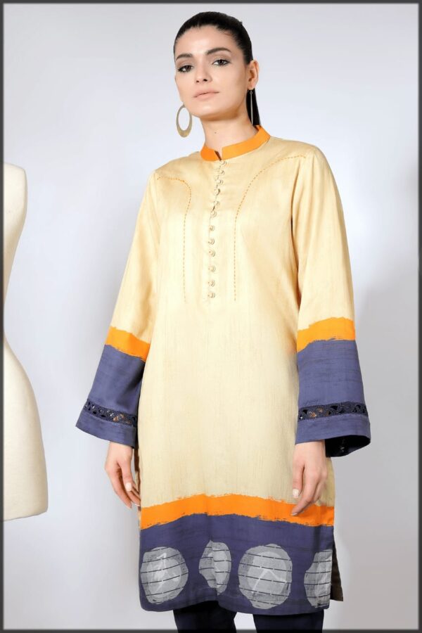 Cream Color Kurti