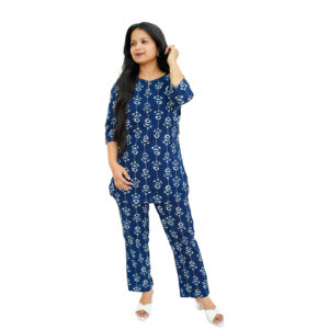 Indigo Charm Co-Ords Set