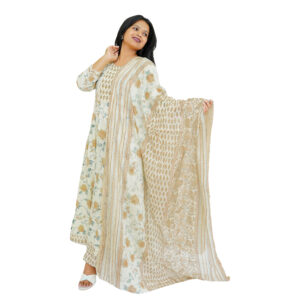 Pretty Floral Flair: Anarkali and Pants Set