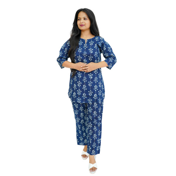 Indigo Charm Co-Ords Set - Image 2