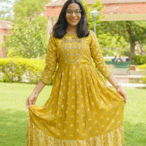 Long, Bright Yellow Top
